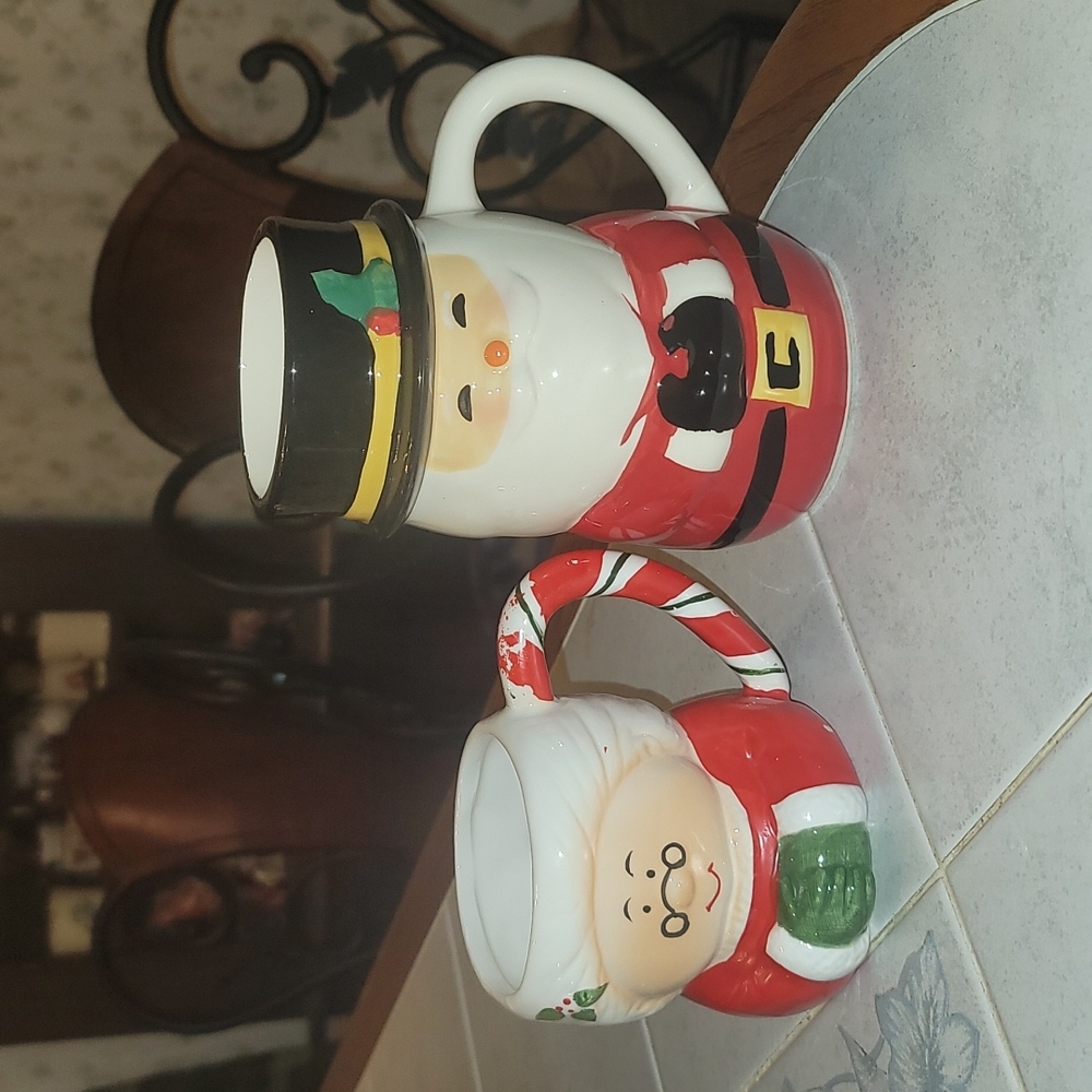 Santa and Mrs. Clause Mugs